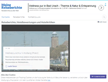 Tablet Screenshot of meinereiseberichte.de